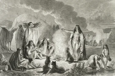 Native Patagonians in the 1850s, from 